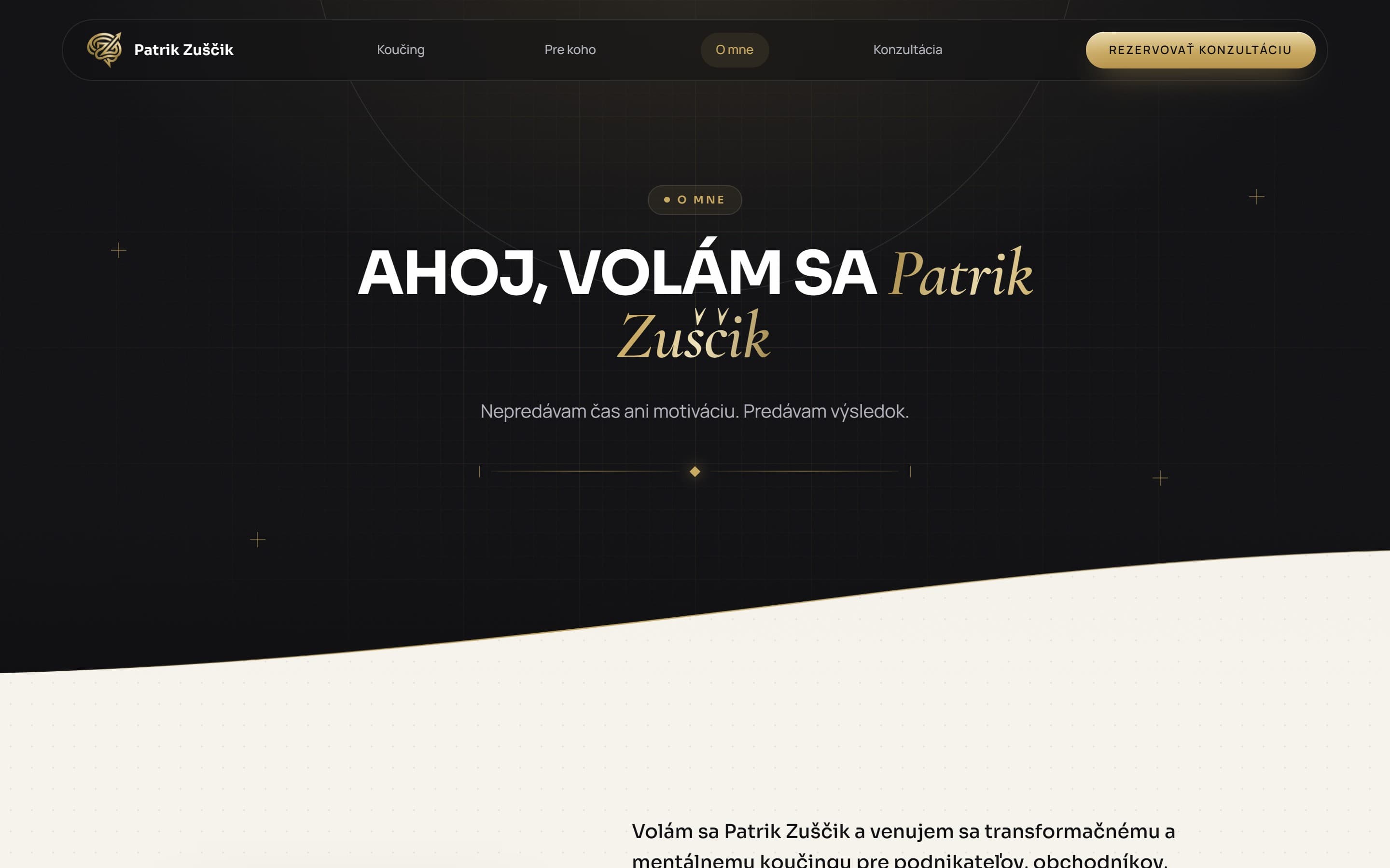 Patrik Zuščik — AHOJ, VOLÁM SA Patrik Zuščik