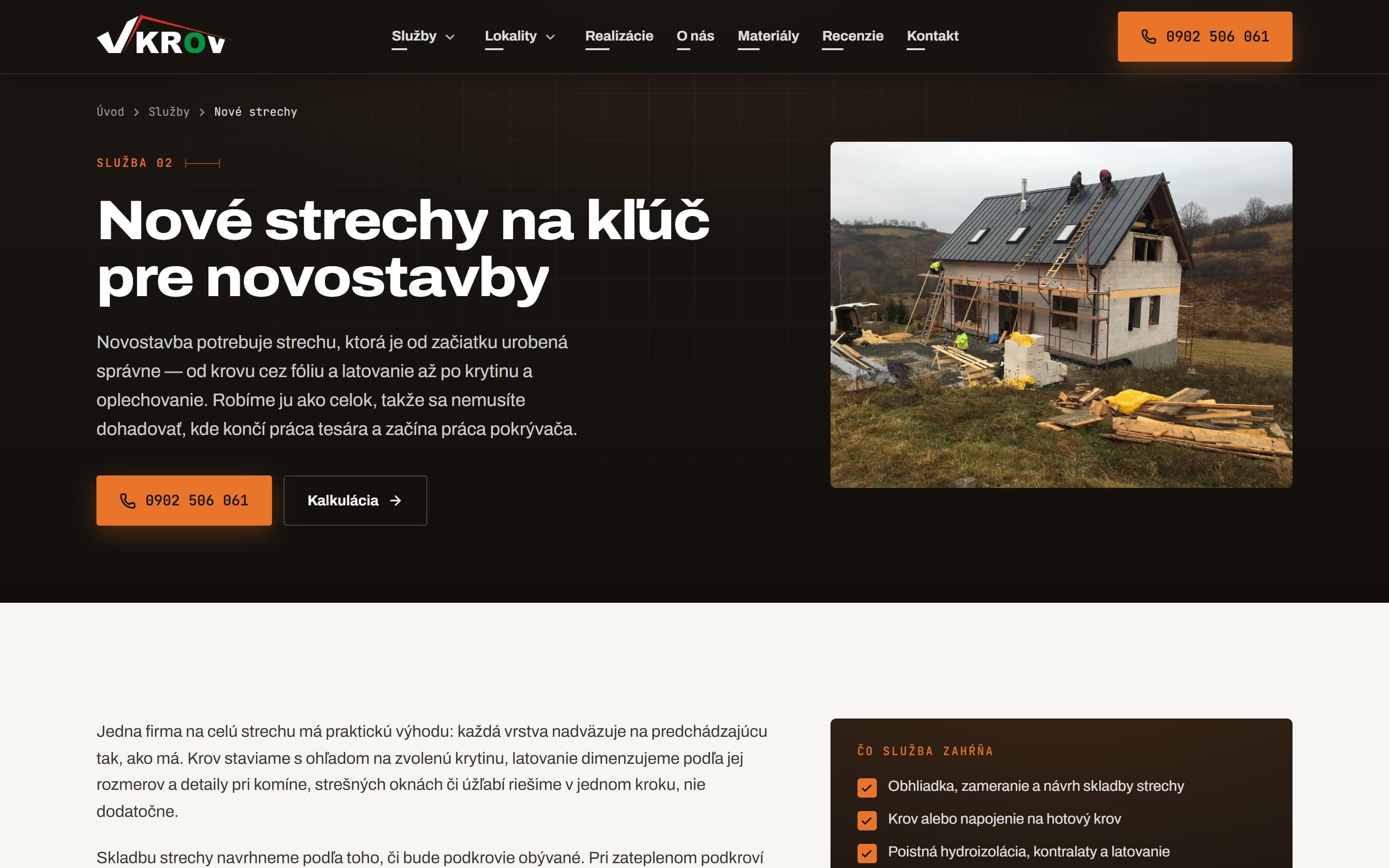 V-KROV — Nové strechy na kľúč pre novostavby