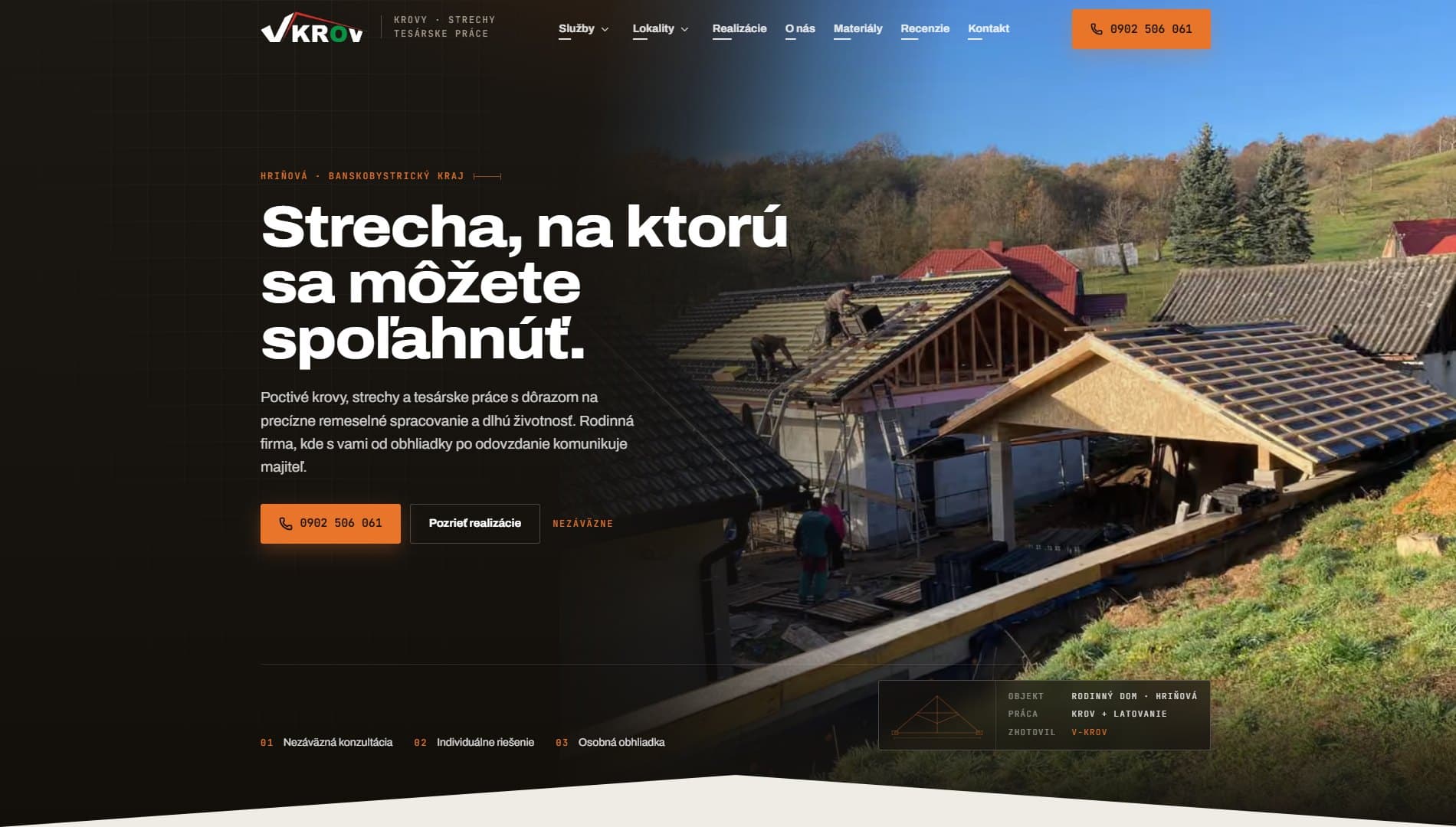 Web vkrov.sk
