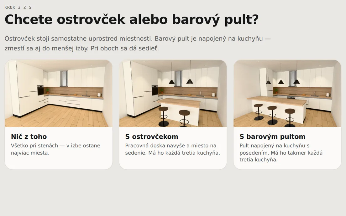 Krok 3: Ostrovček alebo pult